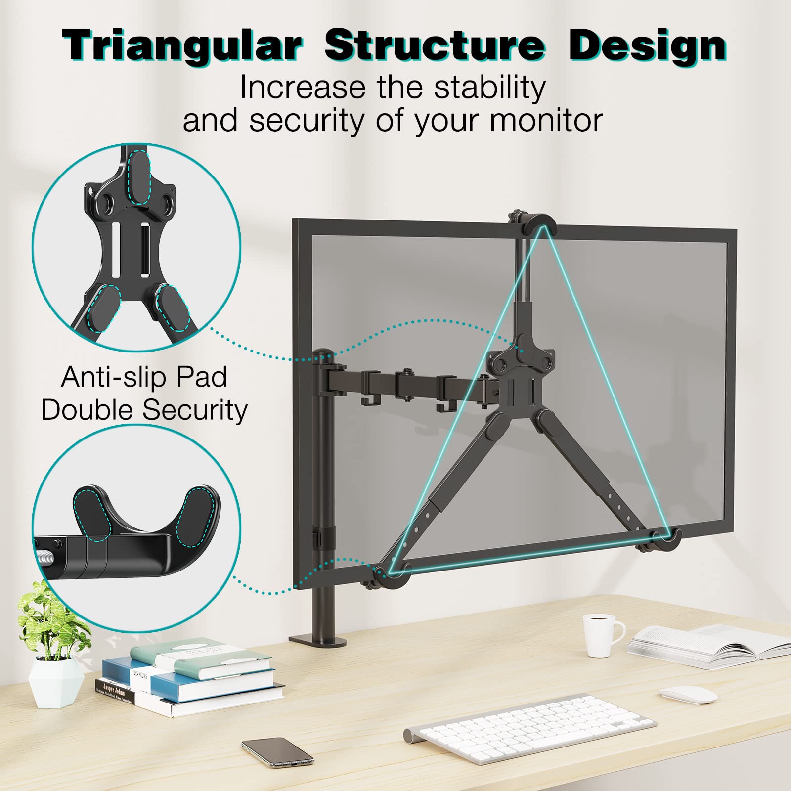 Amazon.com: MOUNT PRO Single Monitor Wall Mount for 13 to 32